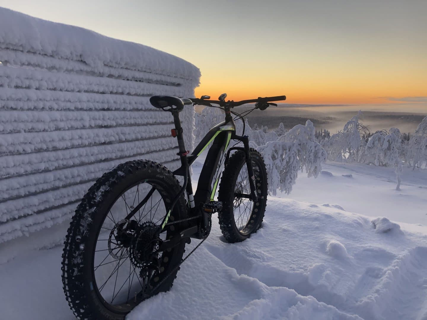 Pyöräkuva Retki-lehden mainokseen